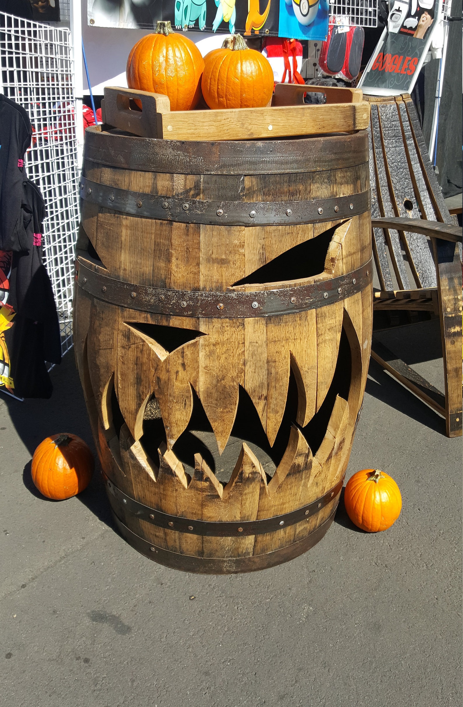 Barrel Jack O Lantern Etsy
