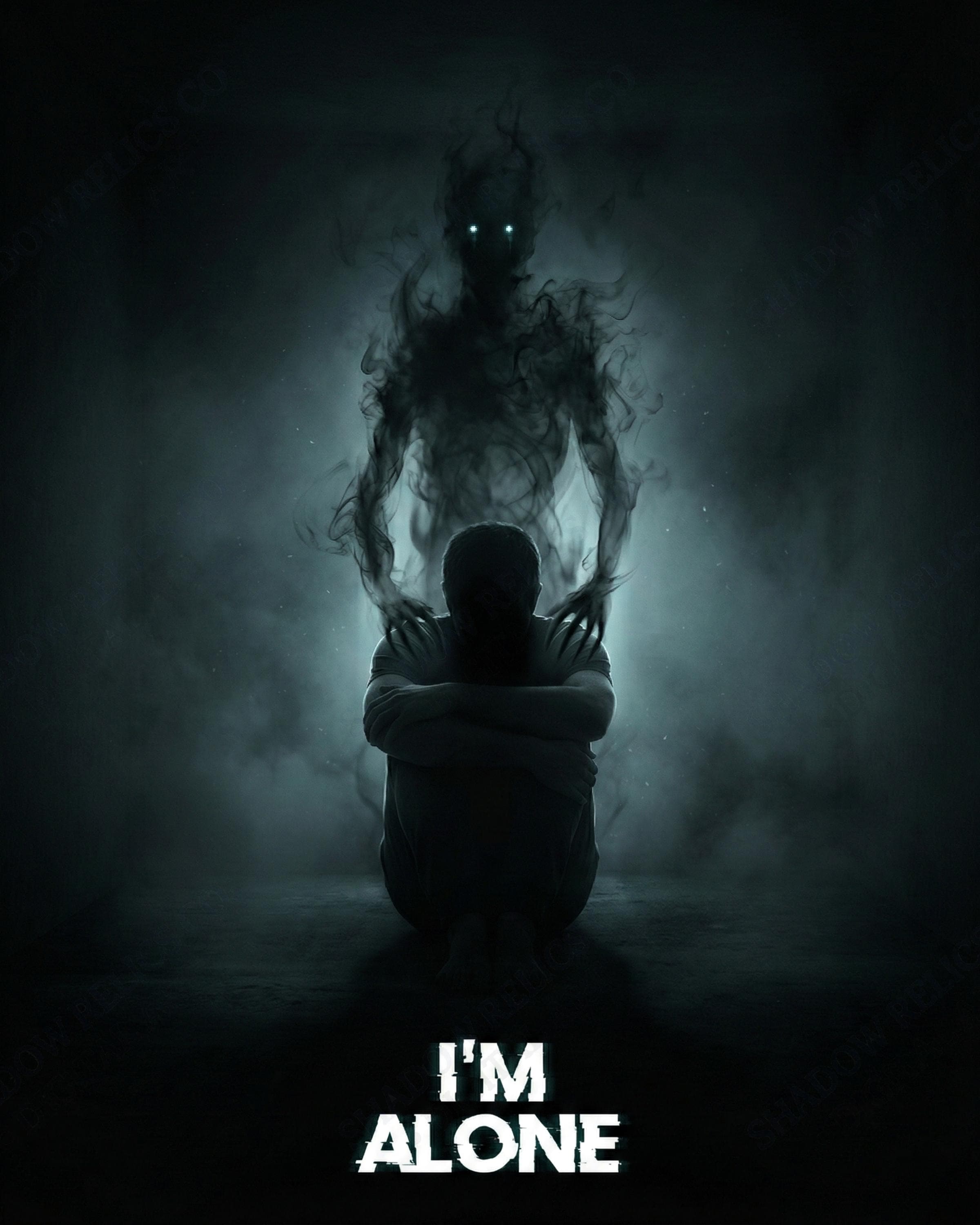 Alone in the Dark Poster - Etsy, image size:2400x3000