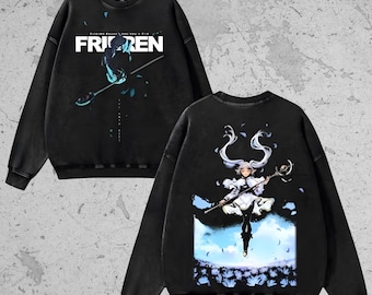 Maglietta grafica anime Frieren "Endless Memory", felpa con cappuccio lavata vintage Frieren, fan della maglietta Frieren, camicia Anime