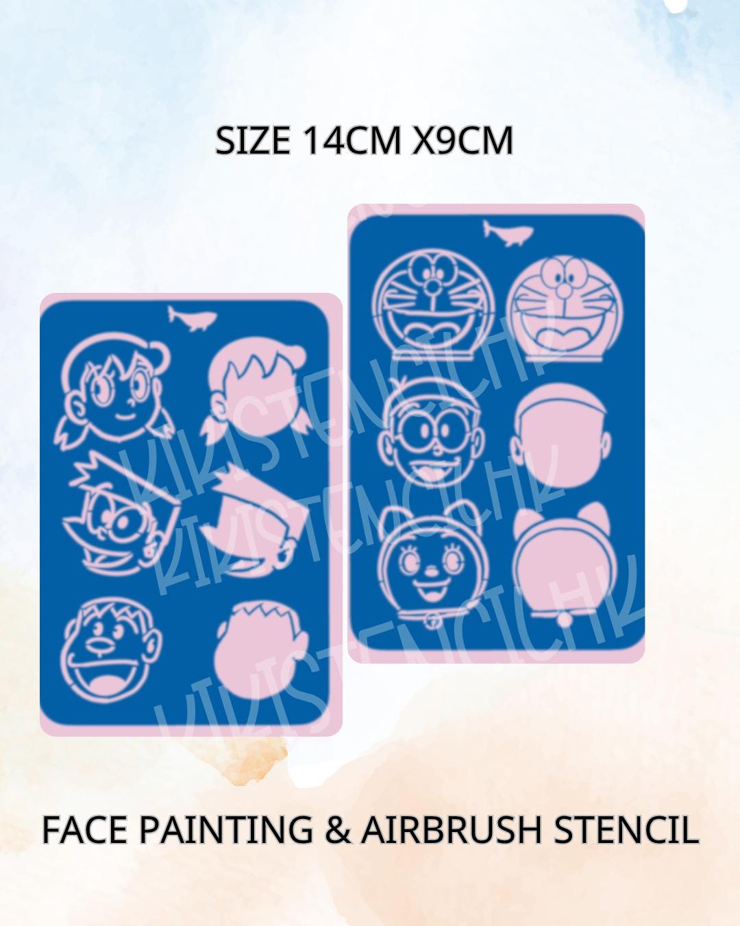 Doraemon Stencil is Now Available! Set for 2 - Etsy