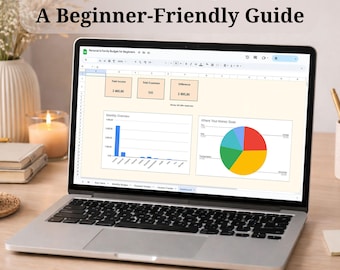 Beginner Budget Template | Google Sheets Monthly Expense Tracker (Digital Download)