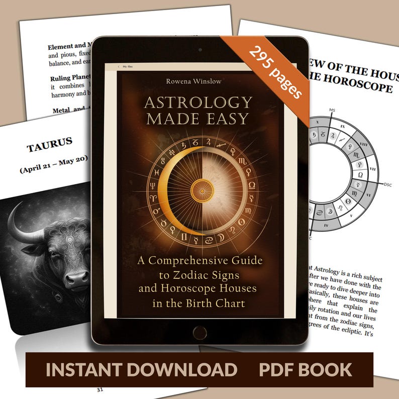 Astrology for Beginners PDF | Birth Chart, Zodiac Signs and Houses ...