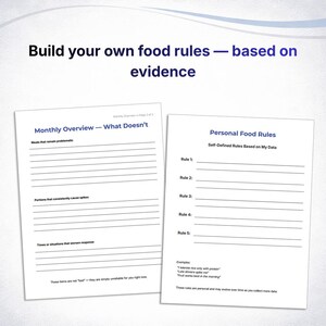 Type 2 Diabetes Workbook, Diabetic Blood Sugar Planner, Glucose Tracker Printable, Meal Impact Log, Blood Sugar Response Journal image 7