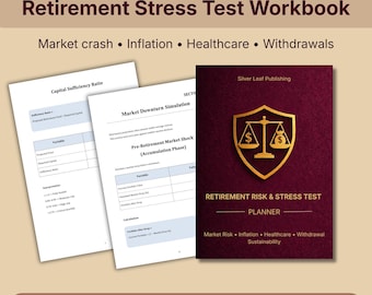 Retirement Planning Workbook, Early Retirement Calculator, Financial Independence Planner, Investment & Withdrawal Strategy PDF