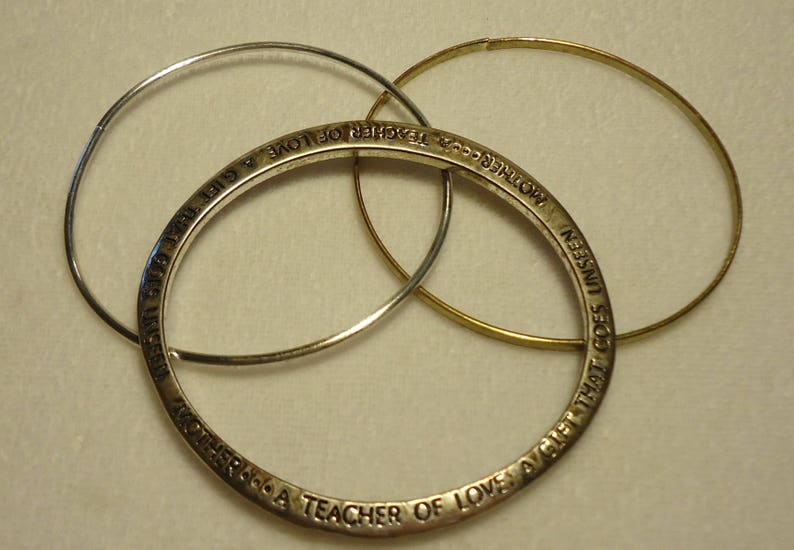lot #1 25 Vintage Bangles With Scrolled Designs