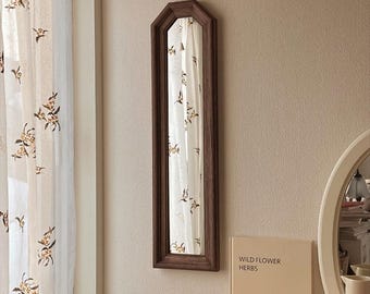 Spiegel vintage 1970er schmaler Wandspiegel schmaler Wandspiegel Spiegel schmaler Wand Deko vintage 18.5 x 72 cm Spiegel schmaler Wand Deko vintage 1970er Jahre Spiegel Deko