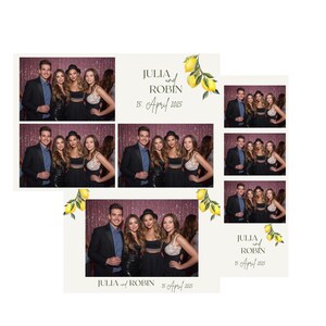 Layout per Photobooth per matrimonio mediterraneo - 3 varianti - Personalizzabile