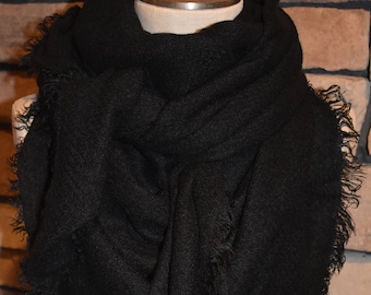 all black scarf