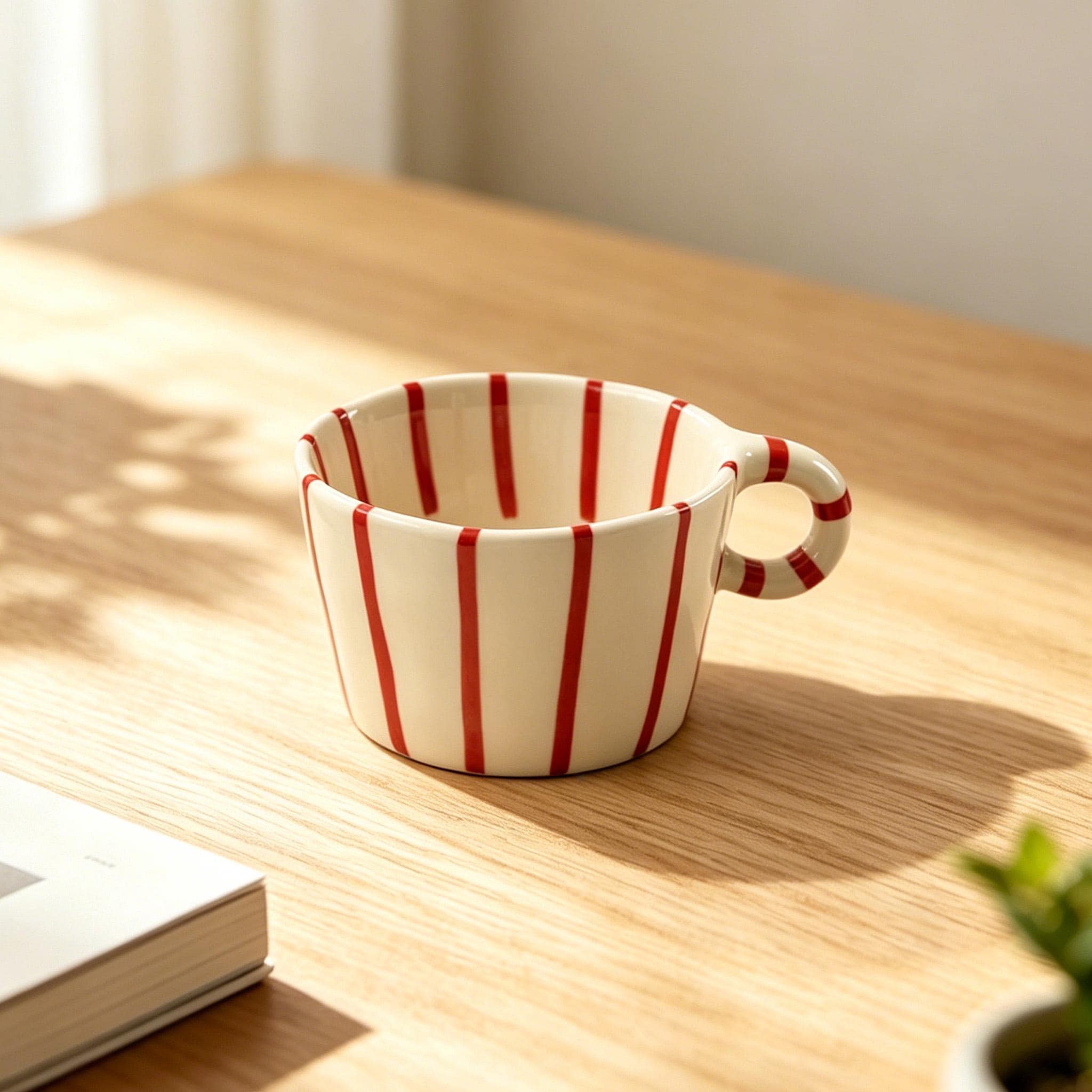 Blue striped mug - Etsy 日本