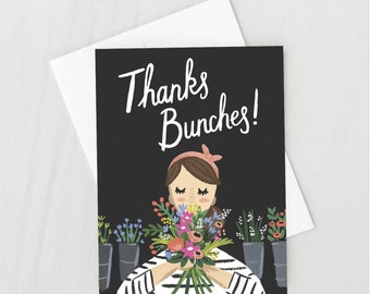 Thanks a Bunch Greeting Card