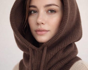 Cagoule balaclava femme –  capuche hiver – Protection froid, style moderne-laine