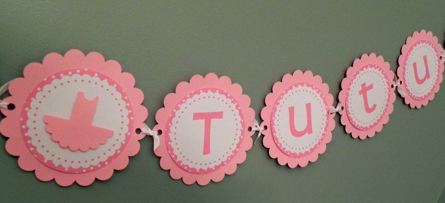 Gender Reveal Party Banner Ties Or Tutus Party Decorations Die