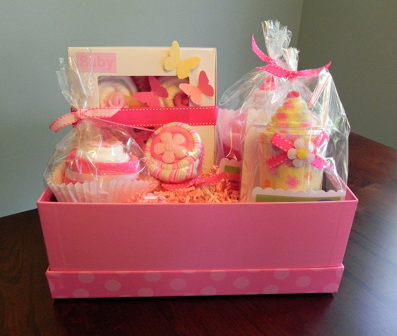 Babybinkz Gift Basket Unique Baby Shower Gift Or Centerpiece Etsy