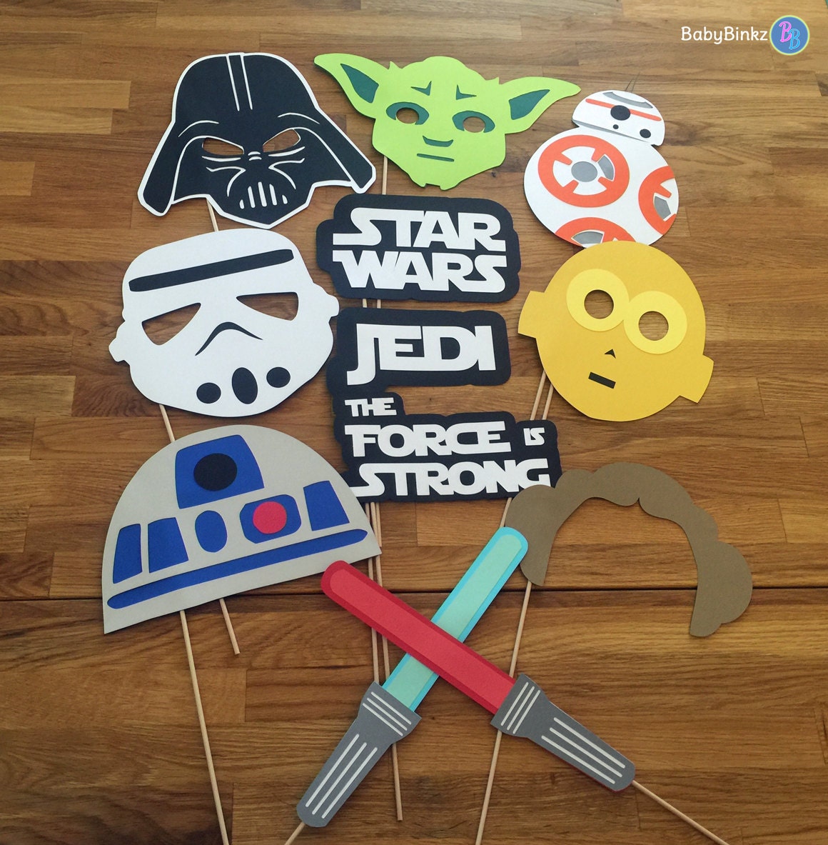 Photo Props The Large Star Wars Set 12 Pieces party Etsy