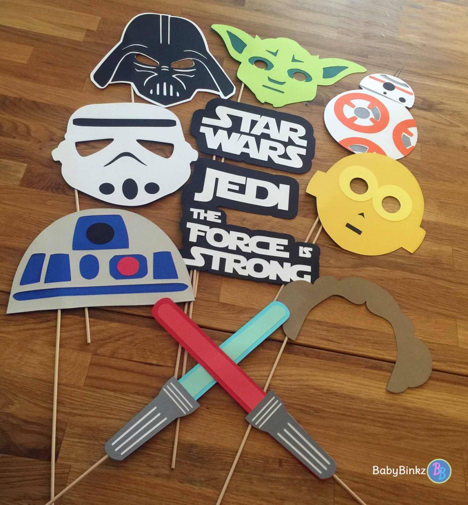 Photo Props The Large Star Wars Set 12 Pieces party Etsy