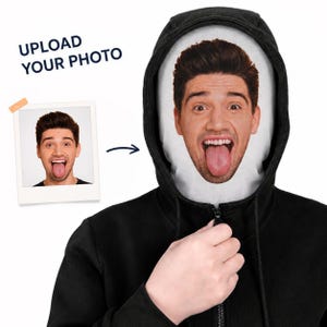Custom Photo Balaclava Mask, Personalized Ski Mask, Breathable Outdoor Face Cover
