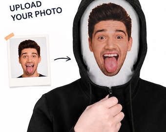 Custom Photo Balaclava Mask, Personalized Ski Mask, Breathable Outdoor Face Cover