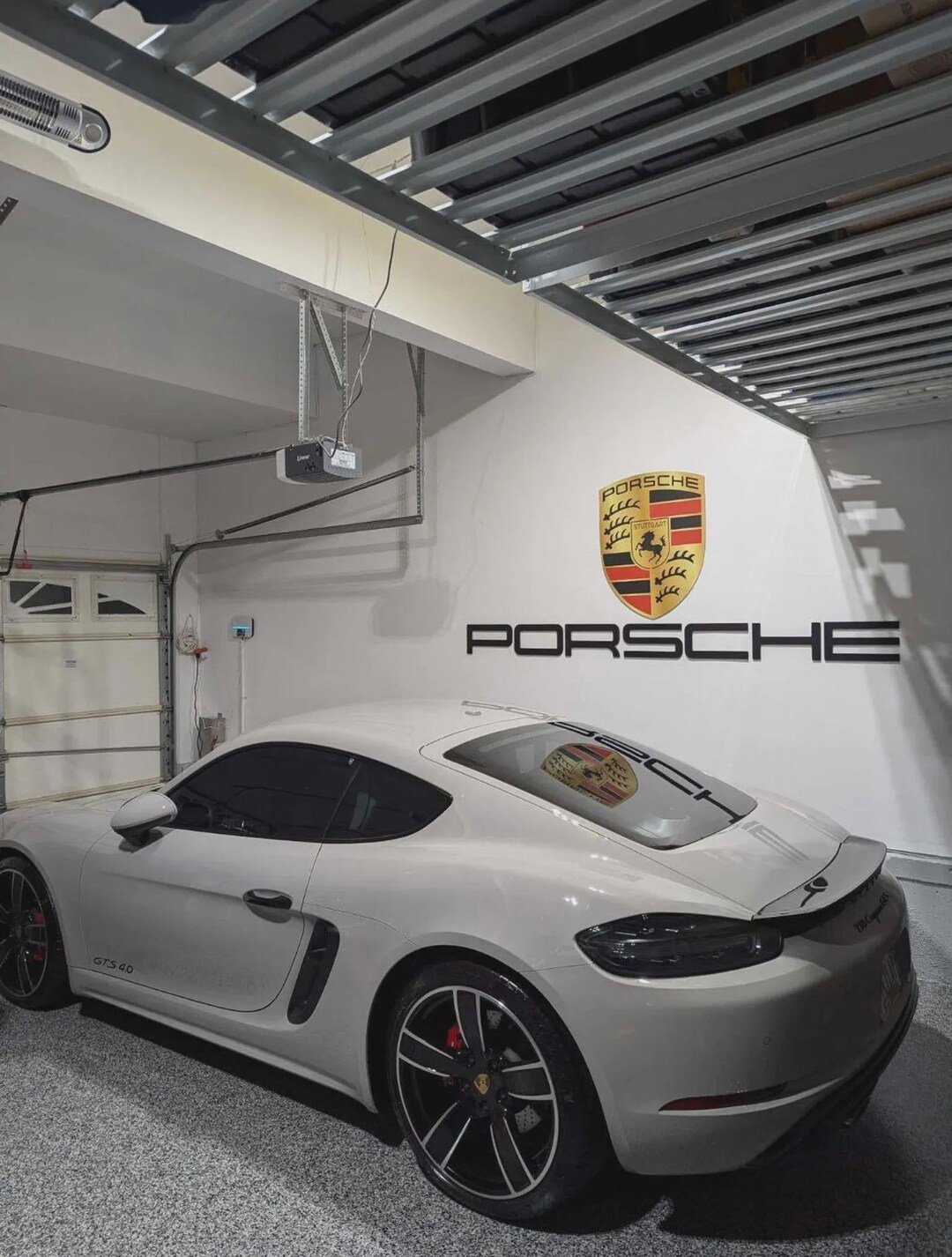 Porsche Wall Lettering & Crest Set – With Tape - Mounting Template - Etsy