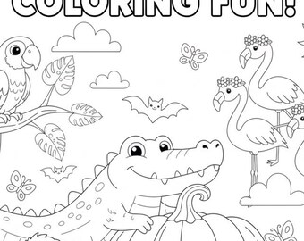 デジタルキッズ動物ぬりえ - お子様向けの楽しくてクリエイティブな動物デザイン