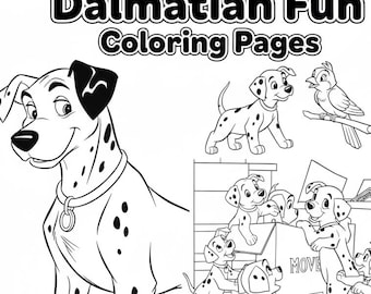 Dalmatian Coloring Book | Fun and Creative Pages for Kids & Adults