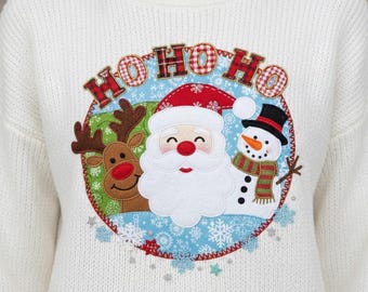 Merry Christmas Digital Prints, Santa, Reindeer, Snowman (SVG, PDF, PNG)