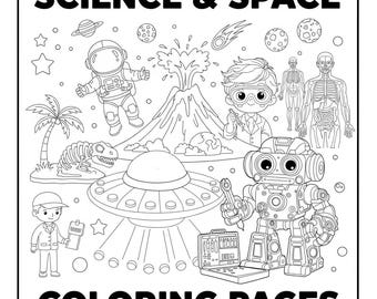 Educational Science Coloring Book | Exploration and Adventure Book