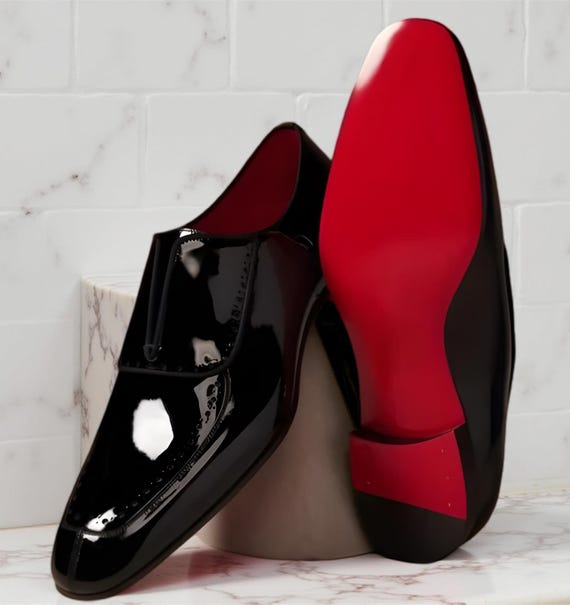 Christian Louboutin Black Leather Shoes for Men display picture 3