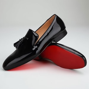 black dress shoes with spikes Men's Slip On Loafers | Black Spike Loafers | Dress loafer |Driving Loafers | Casual Loafers