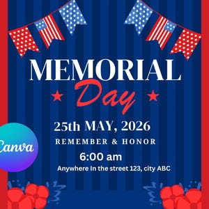 Memorial day flyers, Memorial day 2026, Memorial day vector design, Memorial day clack fan, Memorial dtf, Memorial day phone case
