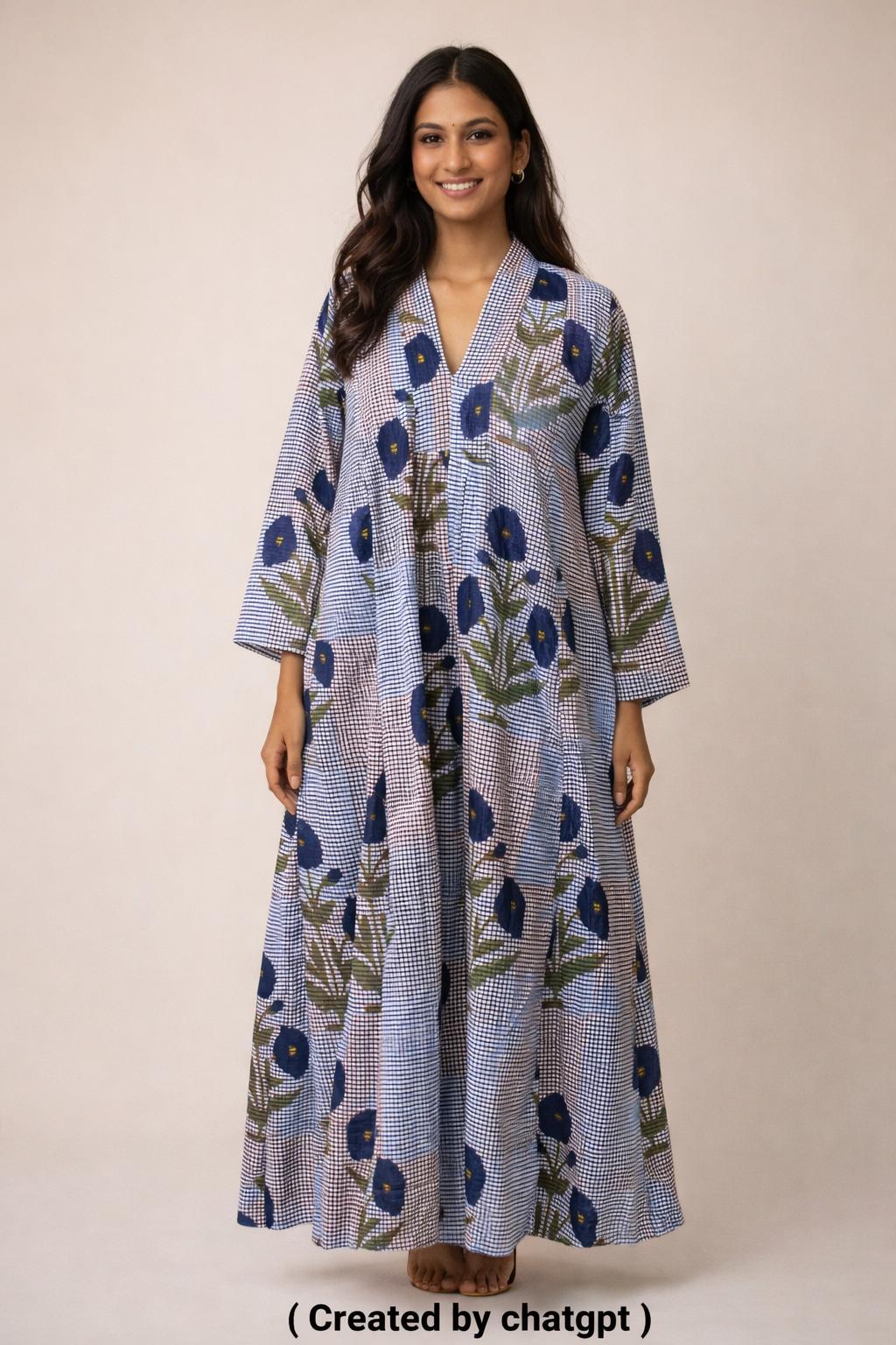 Blue Long Sleeve Maxi Dress - Etsy Blue Long Sleeve Maxi Dress - Etsy