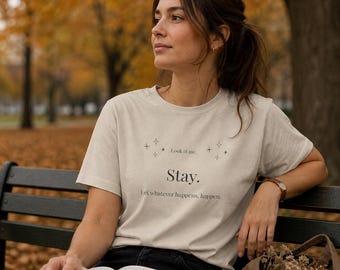 Minimalistisches Sweatshirt, motivierender Rundhalsausschnitt, Pullover mit ästhetischer Affirmation, kuscheliger Unisex-Pullover