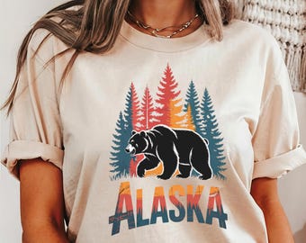 Retro Alaska Cruise Shirt, Comfort Colors® Travel Graphic Tee