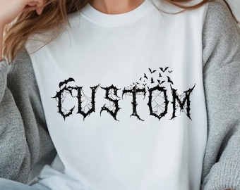 Custom Name Spiderweb Shirt, Graphic Tee