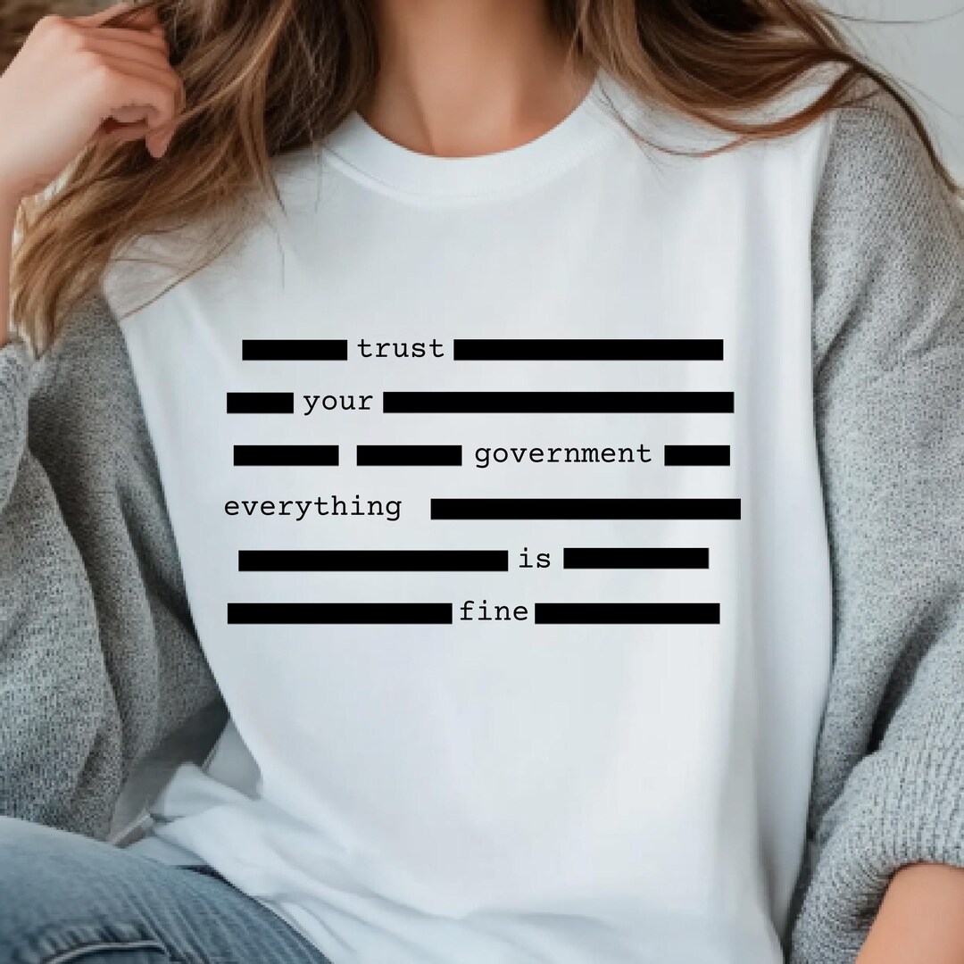 Redacted Government Memo Shirt, Conspiracy Theory Graphic Tee - Etsy