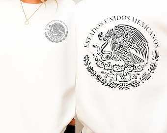 Mexican Pride Sweatshirt, Azteca Brown Culture Graphic Shirt