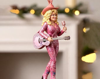 Dolly Parton RIP Ornament, Dolly Parton Memorial, Country Music Legend Tribute, In Loving Memory Dolly Parton Ornament