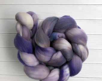 4.3 oz Kettle Dyed Merino Combed Top