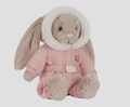 Jellycat Snow Suit Beige Bunny Plush - Bashful BNWT Stuffed Animal Toy