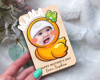 Refrigerator photo magnets| Adorable duck |Mother's Gift | Mother's Day Gifts | Grandma's Gifts | Word Frame | Lemon magnets |Personal gifts