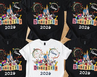 Custom Disney Trip 2026 Shirts, Disney Family Shirt, Magic Kingdom T-shirt, Mickey Mouse Sweatshirt, Disney 2026 Youth Tee, Disney Trip Tees