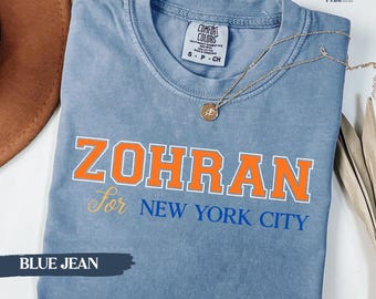 Zohran Tee, Zohran for Mayor, Zohran Mamdani, Vote Zohran for Mayor, Rank Zohran for Mayor, Progressive Sweatshirt, Zohran 2026