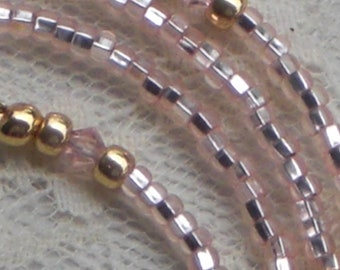 Eyeglass Chain Rose Goldtone Blush Champagne 28 inches fancy ends