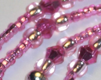 Eyeglass Chain Bright Pink 28 Inches Breast Cancer Awareness  display picture 3