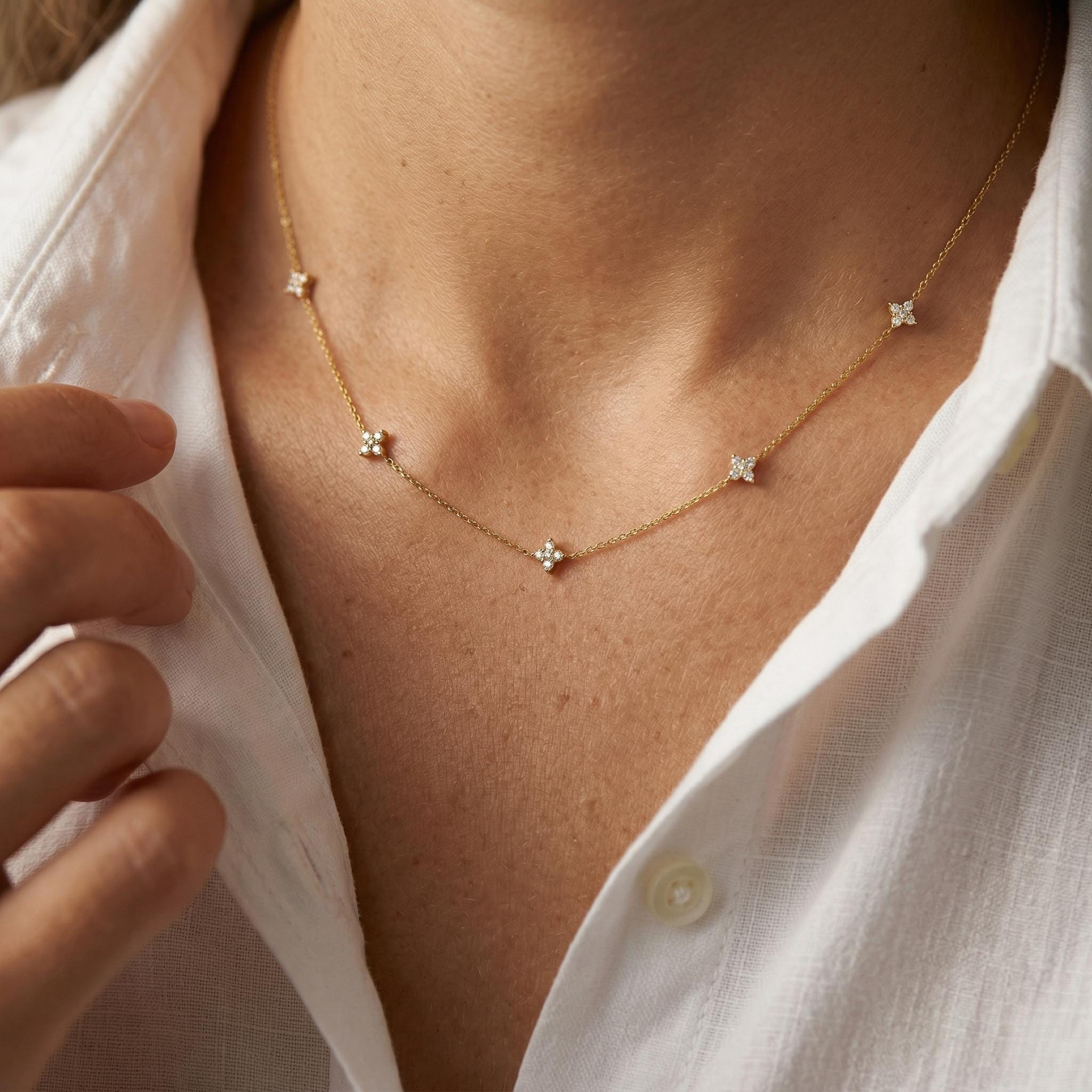 Van cleef clover necklace - Etsy 日本