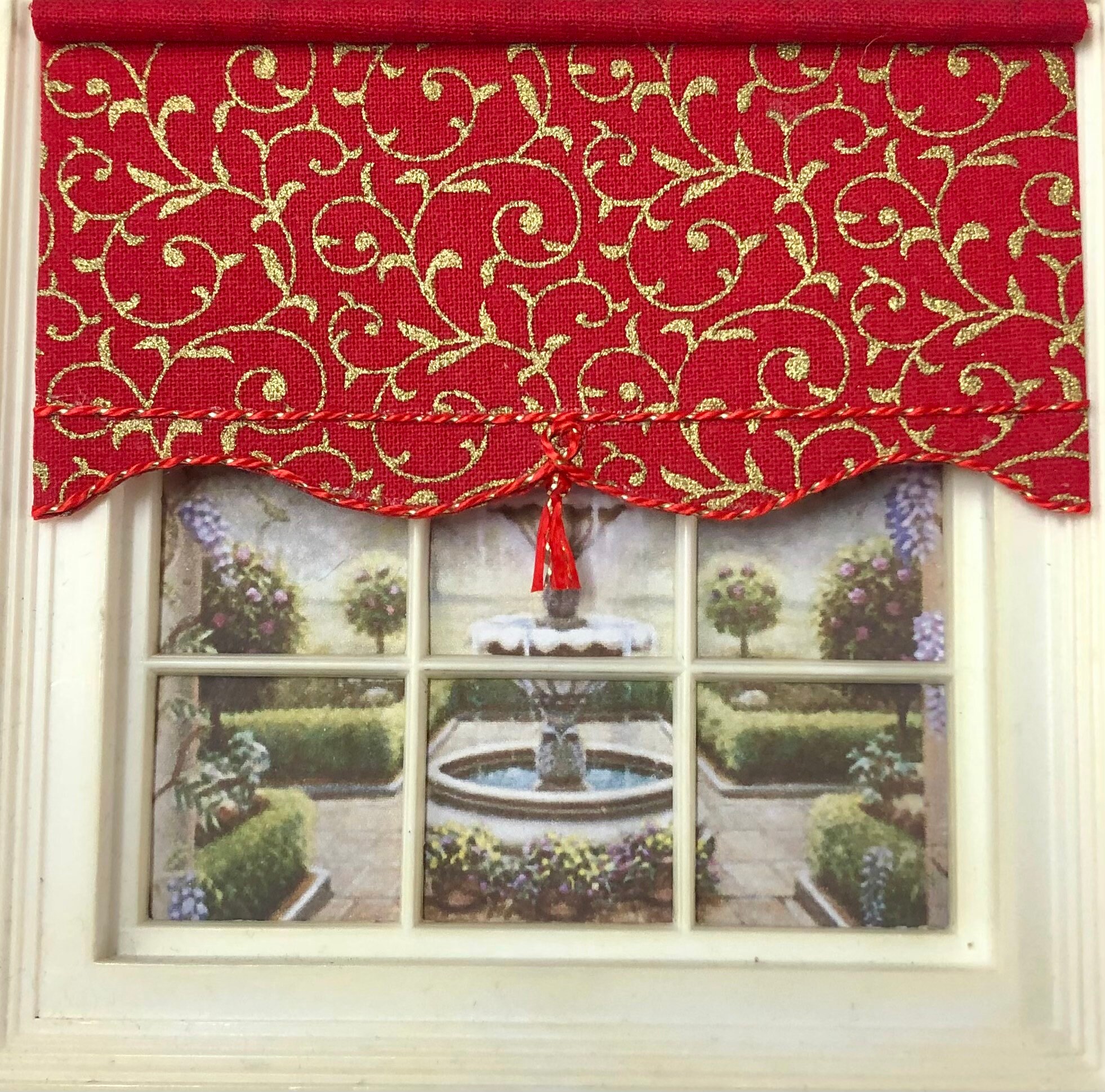 Red valance sale