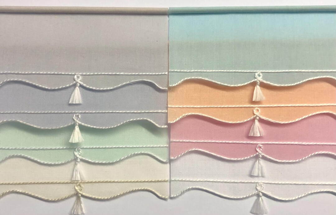 Dolls House Blind: Pastel Miniature Drapes, 12th Scale - Etsy