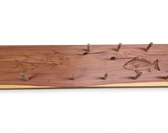 Pompano Rig Tying Board. Eastern Red Cedar Fishing Jig