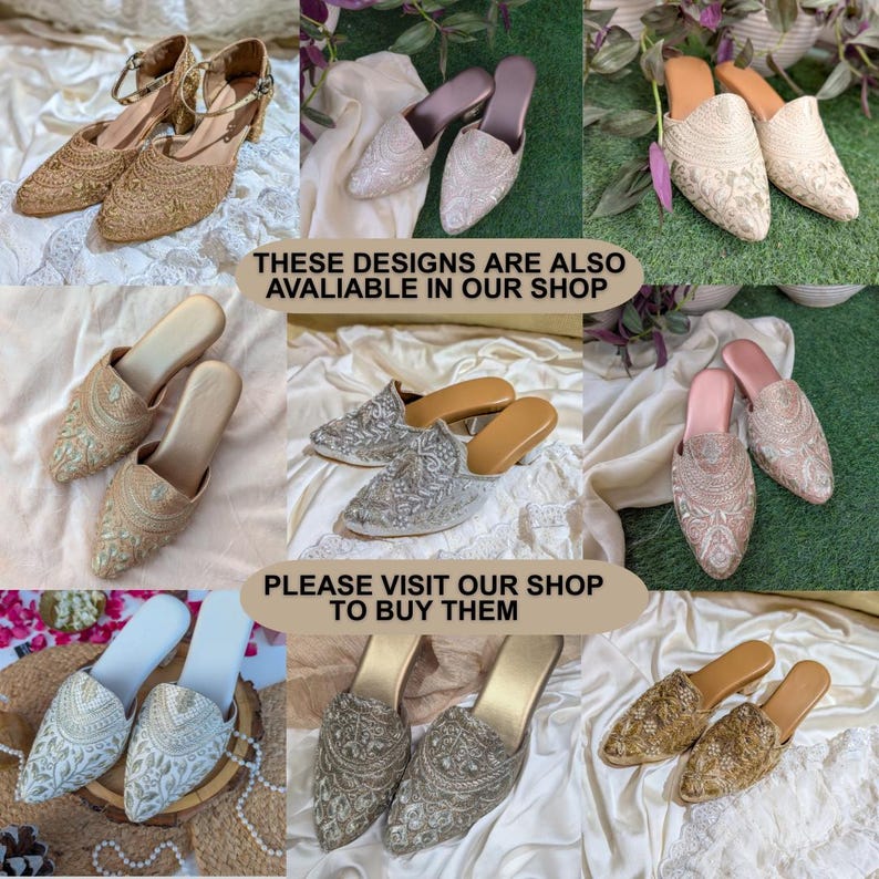 Peach Punjabi jutti,Handcrafted Khussa shoe,Handmade leather, Bellies, Ballerinas, Embellished Mojaris, Indian flats image 7