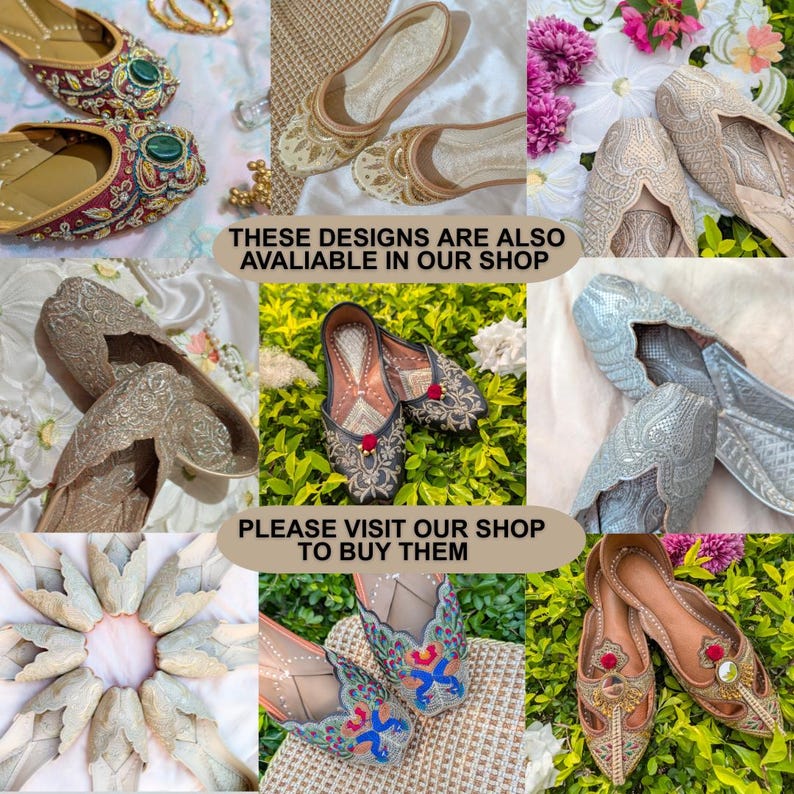 Peach Punjabi jutti,Handcrafted Khussa shoe,Handmade leather, Bellies, Ballerinas, Embellished Mojaris, Indian flats image 9