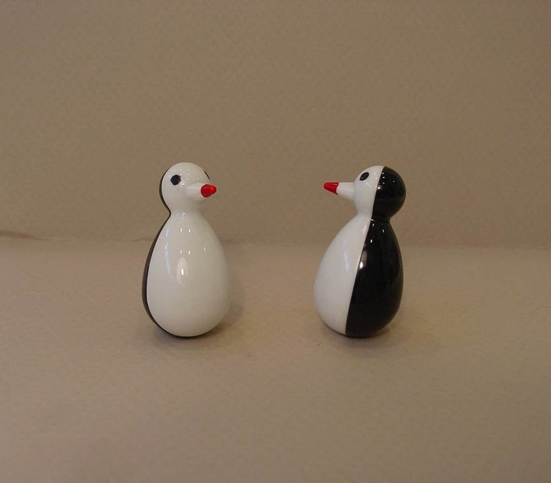 American Made Vintage Bird Toy NOS Penguin Weeble Wobble Etsy